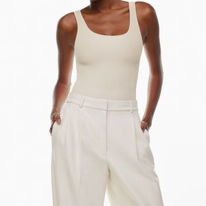 Aritzia Babaton Sculpt Knit Ribbed Tank